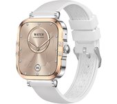 Nuevo reloj inteligente con pantalla cuadrada para mujer, reloj inteligente con recordatorios y monitoreo del sueño.