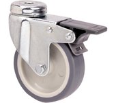 RUEDA TW0246 M10 Ø 60 FREN POL GOMA GRIS