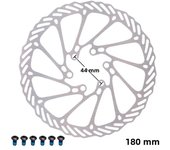 ZTTO Bicycle Brake Rotor 120 140 160 180 203mm 6 in Stainless Steel Hydraulic Brake Rotor MTB Road Bike Disc Brake With T25 Bolt