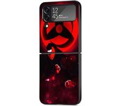 Black PC Hard Case For Samsung Galaxy Z Flip 4 3 5G Funda ZFlip4 Luxury Shockproof Back Phone Coque Narutos Anime Logo