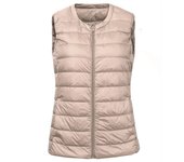 Women Autumn Winter Ultralight Thin Packable Down Sleeveless Jacket Zipper Plus Size Female O-Neck Casual Down Vest Coats
