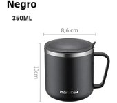 304 Stainless Steel Coffee Mugs With Lid Portable Thermos Cup Double Wall Heat Insulation Anti-fall Thermos Mug Milk Tea Cup