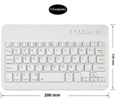 Universal Wireless Bluetooth Keyboard with Leather Case Stand Cover for iPad 7 8 Inch 9 10 Inch Tablet for iOS Android Windows