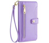 Card Slots Crossbody Phone Case for Realme 12 11 Pro Plus 5G 11X C67 GT5 Pro Narzo 60X Zipper Wallet Flip Case with Lanyard