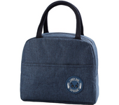 Functional Pattern Cooler Lunch Box Portable Insulated Canvas Lunch Bag Thermal Food Picnic Lunch Bags For Women Kids