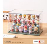 3 Ladder Acrylic Display Case for Collectibles Action Figures Storage Toy Organizer Desktop Dustproof Showcase for Pop mart
