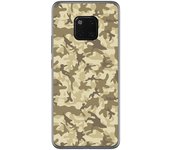 Tumundosmartphone Funda Gel Tpu para Huawei Mate 20 Pro Diseño Sand Camuflaje Dibujos
