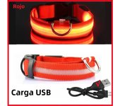 3 Modes Dog Luminous Charge Collar Led Usb Cat Dogs Collars Detachable Night Led Glow Dog Loss Prevention Collar Pet Accessories