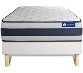 Pack colchón Actimemo ergo 90x190cm + Somier multiláminas, espuma viscoelástica, 5 zonas de confort
