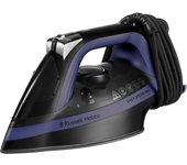 Russell Hobbs Plancha De Ropa Easy Store Pro 26731-56 | 2400W, Suela De Cerámica, Golpe De Vapor 200g, Cable Enrollable y Clavija se Encaja en Base para Guardar, Ajuste Automático De Temperatura Según Tejido