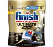 Finish - Finish Powerball Ultimate Plus All in 1, pastillas para el lavavajillas, 62 pastillas