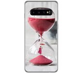 Tumundosmartphone FUNDA de GEL TPU para Samsung Galaxy S10 Plus diseño Reloj Dibujos
