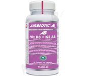 Vitamina d3 + k2 ab (5000iu d3 + 100 mcg k2) 60 tabletas  Airbiotic