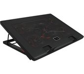 Soporte Refrigerante Mars Gaming MNBC2 para Portátiles hasta 17.3'/ Iluminación LED