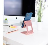 Soporte para samrtphone y tablet Tooq de aluminio muy estable