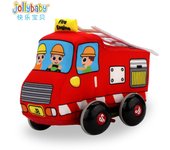 Jollybaby transporte educación temprana iluminación bebé regalo tela niños bebé coche modelo juguete coche