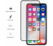 Tumundosmartphone Protector Cristal Templado Completo Full Glue Negro para Iphone X / XS Vidrio