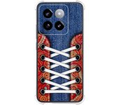 Tumundosmartphone Funda Silicona Antigolpes para Xiaomi 14 5G diseño Zapatillas 11 Dibujos