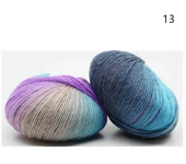 1 Rolls 50g/ball Rainbow Yarn Wool Crochet Yarn Fancy Lana Knitting Yarn Croche Laine Hand Knitting Colorful Soft Fine