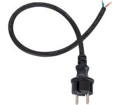 Ledkia Conector Alimentación para Cable Eléctrico Plano de Guirnalda Negro