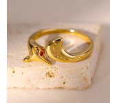 Black and White Zircon Pleated Open Rings For Women Stainless Steel Couple Ring Wedding Party Jewelry Accessories Gift anillos