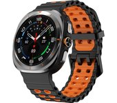 Original Strap for Samsung Galaxy Watch Ultra 47mm Accessories Marine Sport Silicone Bracelet Correa GALAXY WATCH 7 Ultra Band