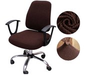 Chair Cover Thicken Solid Office Computer Spandex Split Seat Cover Universal Office Anti-dust Armchair Cover