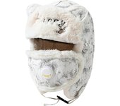 Gorro de invierno cálido con bufanda a prueba de viento para mujer, gorro de punto con bufanda, gorro con orejeras para mujer, gorro a prueba de viento, gorro suave con orejeras, gorro de punto, gorro de esquí