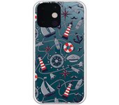 Funda compatible con iPhone 13 Mini - Patron marinero