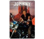 Retro French Rock Singer Johnny Hallyday Metal Sign Personalized Tin Plaque Pub Wall Bar Decor Decorations Art