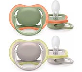 Philips Avent 2 chupetes ultra air 6-18 meses Neutro Scf085/20