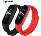 2PCS Watchbands for Xiaomi Mi Band 7 bracelet Miband 5 6 NFC Replacement Wristband Sport Silicone correa mi band 7 6 3 4 8 strap