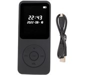 MP3 Player MP3 MP4 Player Bluetooth 5.0 Ultra Thin Digital LCD 1.77 Inch Screen Built in HD Speakers Portable HiFi Music Player