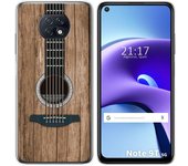 Tumundosmartphone Funda Gel Tpu para Xiaomi Redmi Note 9T 5G diseño Madera 11 Dibujos