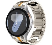 20mm For Samsung Watch7 40/44mm Quick Fit Metal Strap No Gaps Business Bracelet For Samsung Watch4/5/6 43mm Stainless Steel Band