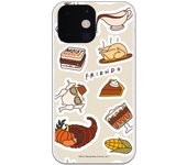 Funda original compatible con iPhone 13 Mini - Friends Food Stickers