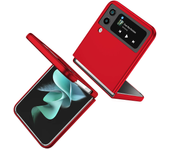 Foldable PC Sheath with Fall Protection for Samsung Galaxy Z Flip 6 Flip 5 Flip 4 Flip 3 Flip 2 1 5G Cover Without Fingerprints