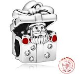 New 925 Silver Santa Claus Elk Deer Snowflake Tree Candy Cane Socks Hat Christmas Beads Fit Pandora Charms Bracelet DIY Jewelry