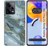 Funda Silicona para Xiaomi Redmi Note 12 Pro+ Plus 5G diseño Mármol 09 Dibujos