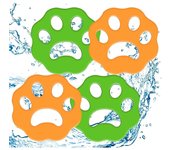 Quitapelos para mascotas, 4 unidades, reutilizable, para lavadora, para perros y mascotas.