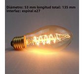 Edison Bulb E27 Warm white 40W 60W ST64 G95 G80 G125 220V Carbon Retro Light Bulb Tungsten Silk Light  Bar Window Decoration