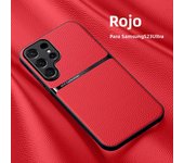 Luxury Magnetic Leather Solid Color Phone Case For Samsung Galaxy S23 Ultra S22 Plus S21 S20FE S23FE S21FE Shockproof Back Cover