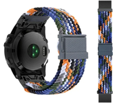 22 26mm QuickFit Nylon Watch Band For Garmin Fenix 5 5X 6X 7 7X Pro/Epix Pro (Gen 2) 47 51mm TACTIX 7 Pro/Enduro 2 Wrist Straps