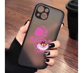 Disney Alice Cheshire Cat Phone Case For Apple iPhone 14 13 12 11 XS Mini Pro Max 8 7 XR X Matte Frosted Translucent