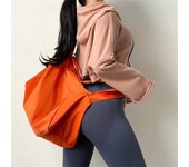 Mochila deportiva de hombro para mujer, bolsa de fitness portátil de mano, bolsa de entrenamiento de yoga de gran capacidad, bolsa de viaje