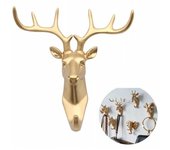 Llave Perchero Animales Ciervo Dorado - Ideal para Baño y Cocina