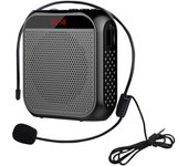PORCHEDDU Auriculares portátiles para profesores, Pequeños Amplificadores de auriculares con micrófonos de cable, sistemas de auriculares para Uso al Aire Libre, Enseñanza, conferencias, demostraciones, etc.