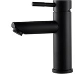 Grifo para lavabo 8500A - Grifo para baño - Grifo para inodoro - Grifo monomando - Negro mate