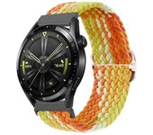 18mm 20mm 22mm Universal Watch Bands Adjustable Braided Elastic Quick Release Wrist Belt for Samung/Huawei/Garmin Smart Watch