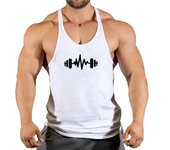 Brand Gym Stringer Tank Top Men Bodybuilding Clothing Cotton Sleeveless Shirt Man Fitness Vest Singlet Sportwear Workout Tanktop